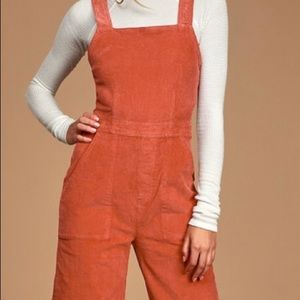 Vintage Billabong corduroy overalls orange size 30
